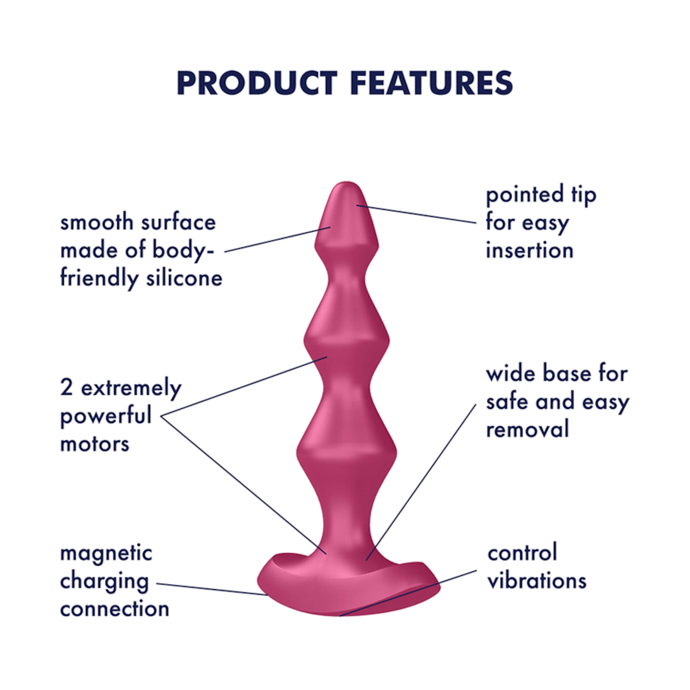 Satisfyer Lolli-Plug 1, 14 cm