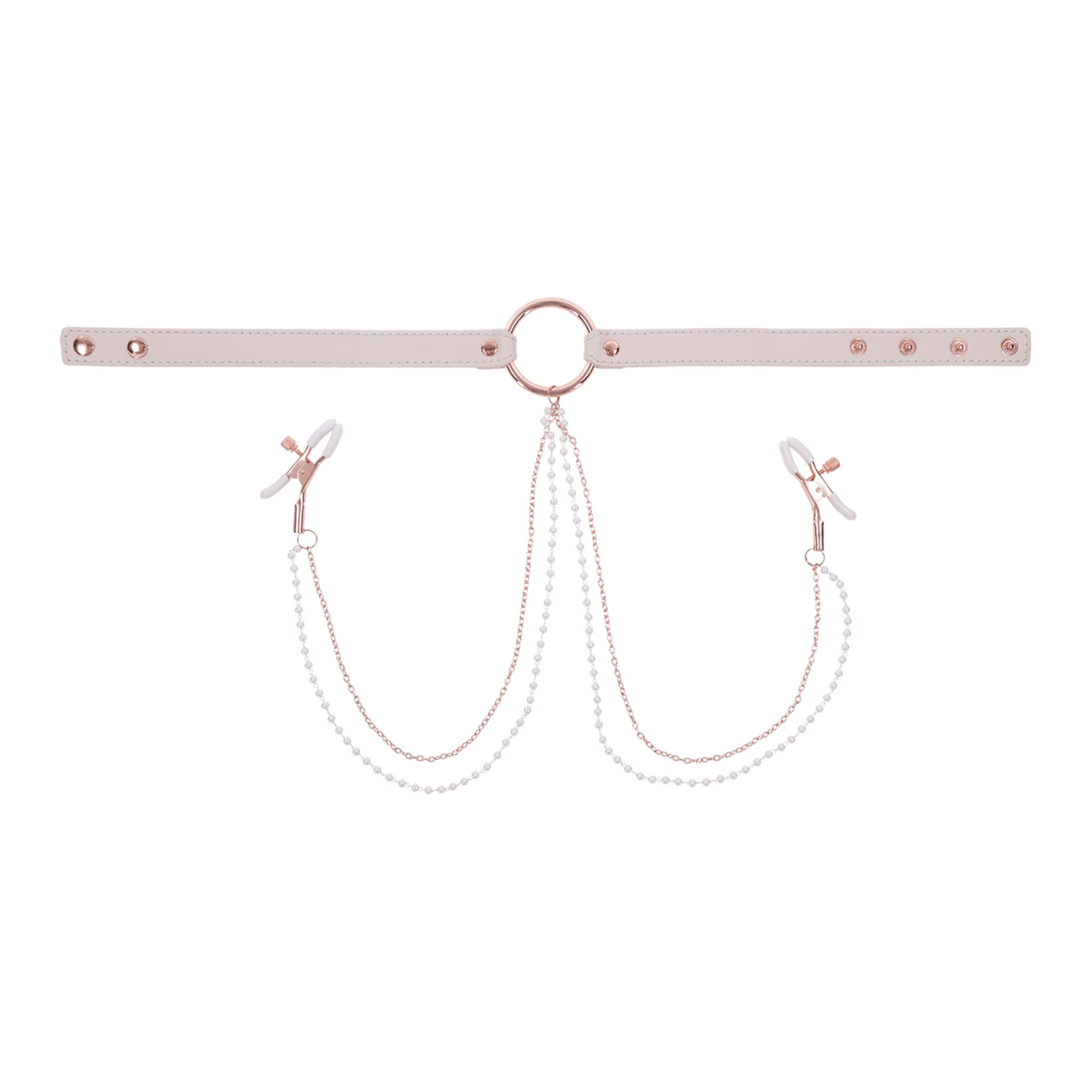 Peaches n CreaMe - Collar with Nipple Clamps