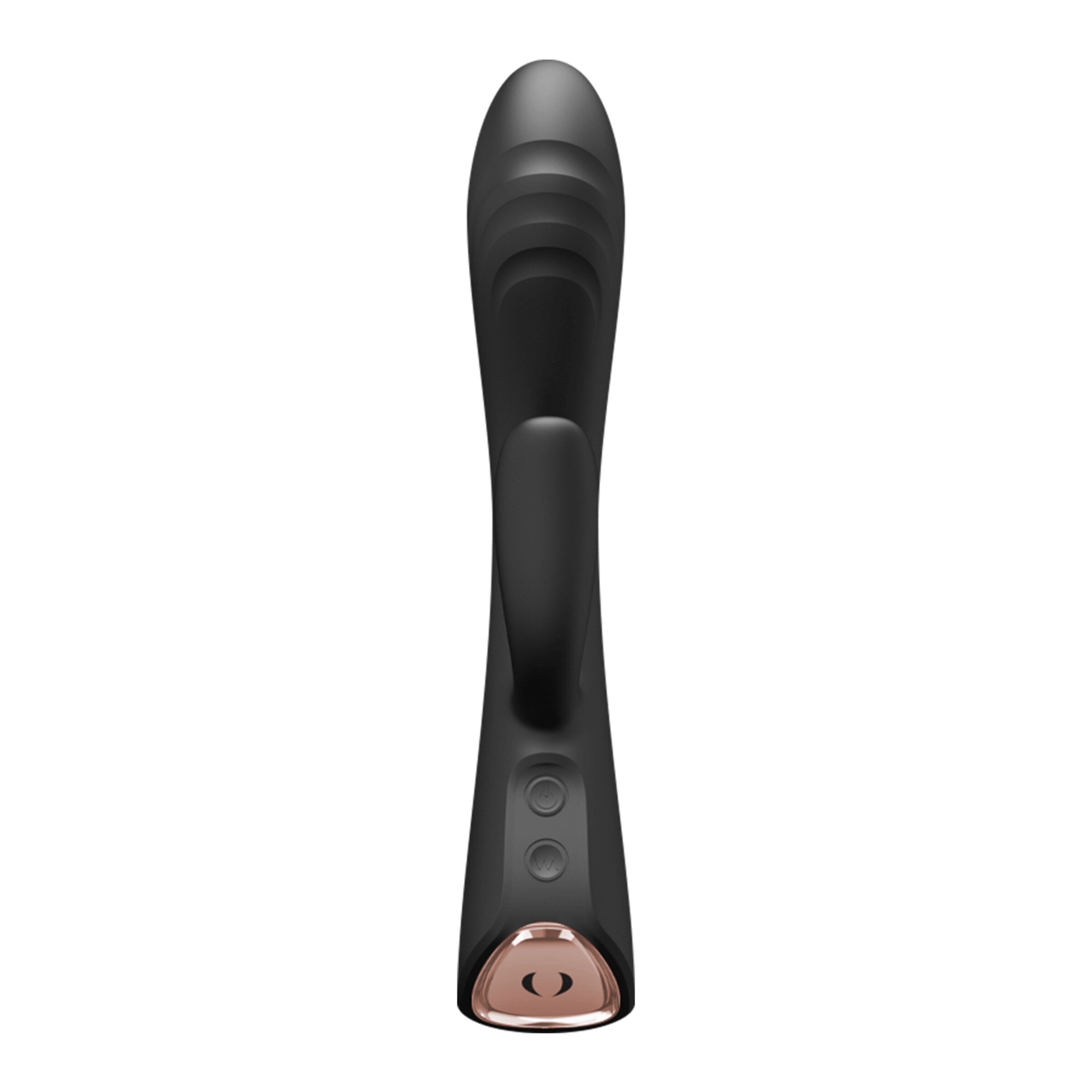 konijnenvibrator Dorcel - Flexi Rabbit - Heating Rabbit Vibrator - White zwart