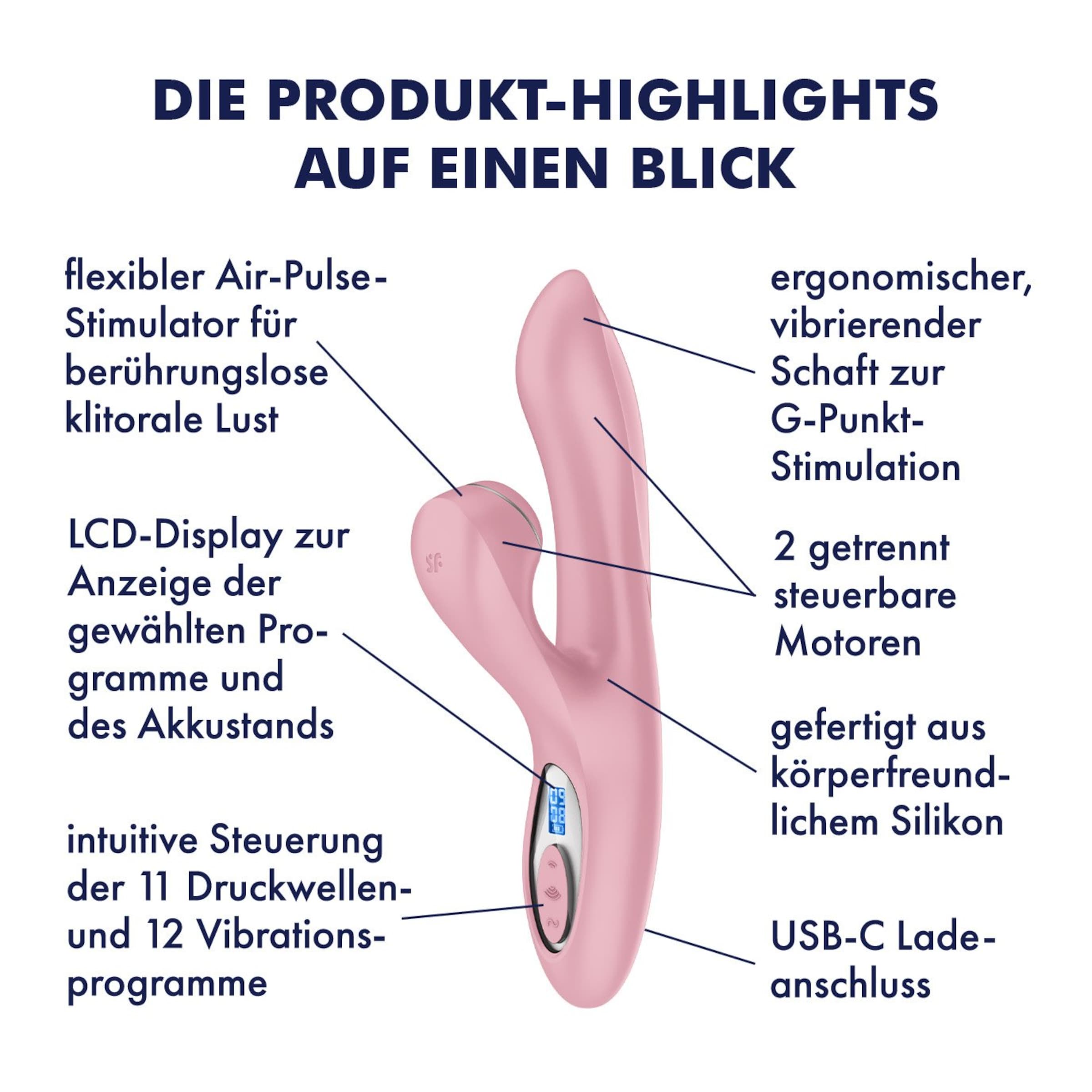 Satisfyer ‘Pro+ G-Spot Generation 2’, 22 cm