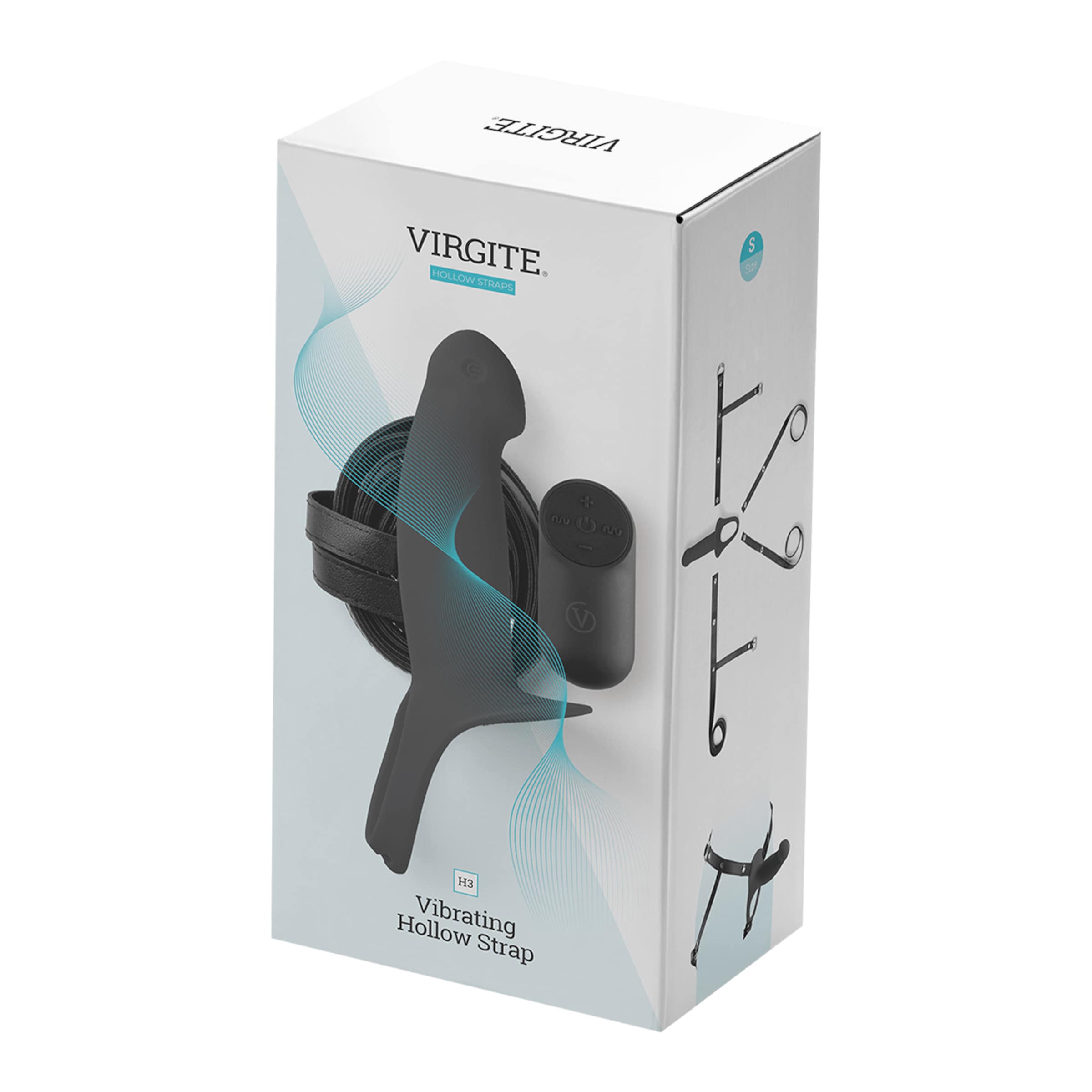 H3 Vibrating Hollow Strap - Size S, 23,3 cm
