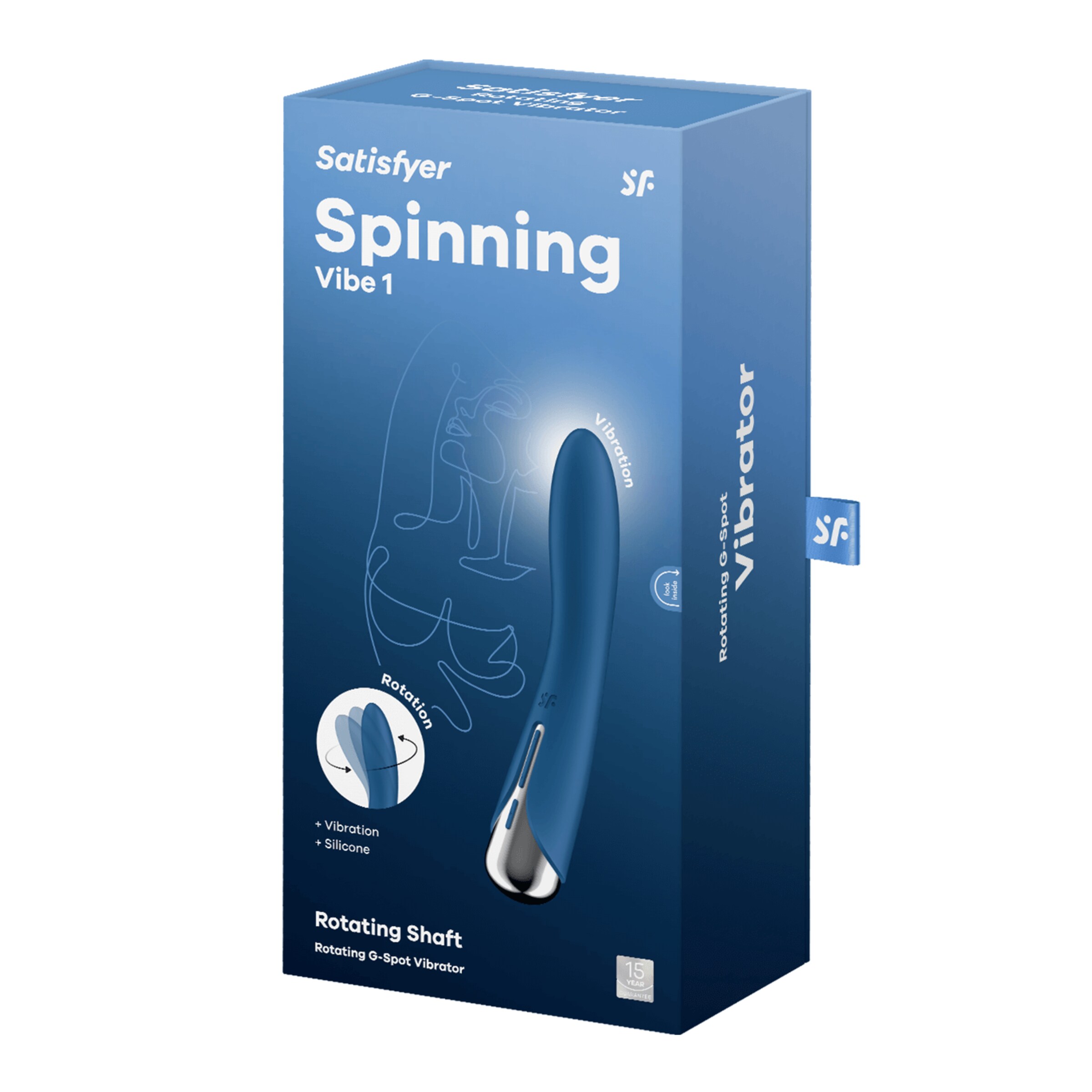 G-spotvibrator Spinning Vibe 1 blauw