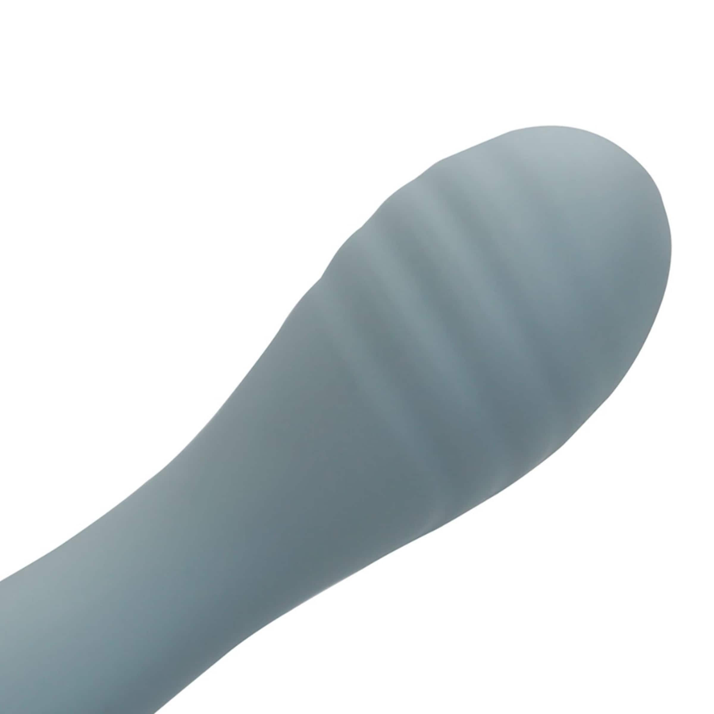 Ultra Soft Silicone G-Spot Vibrator, 18 cm