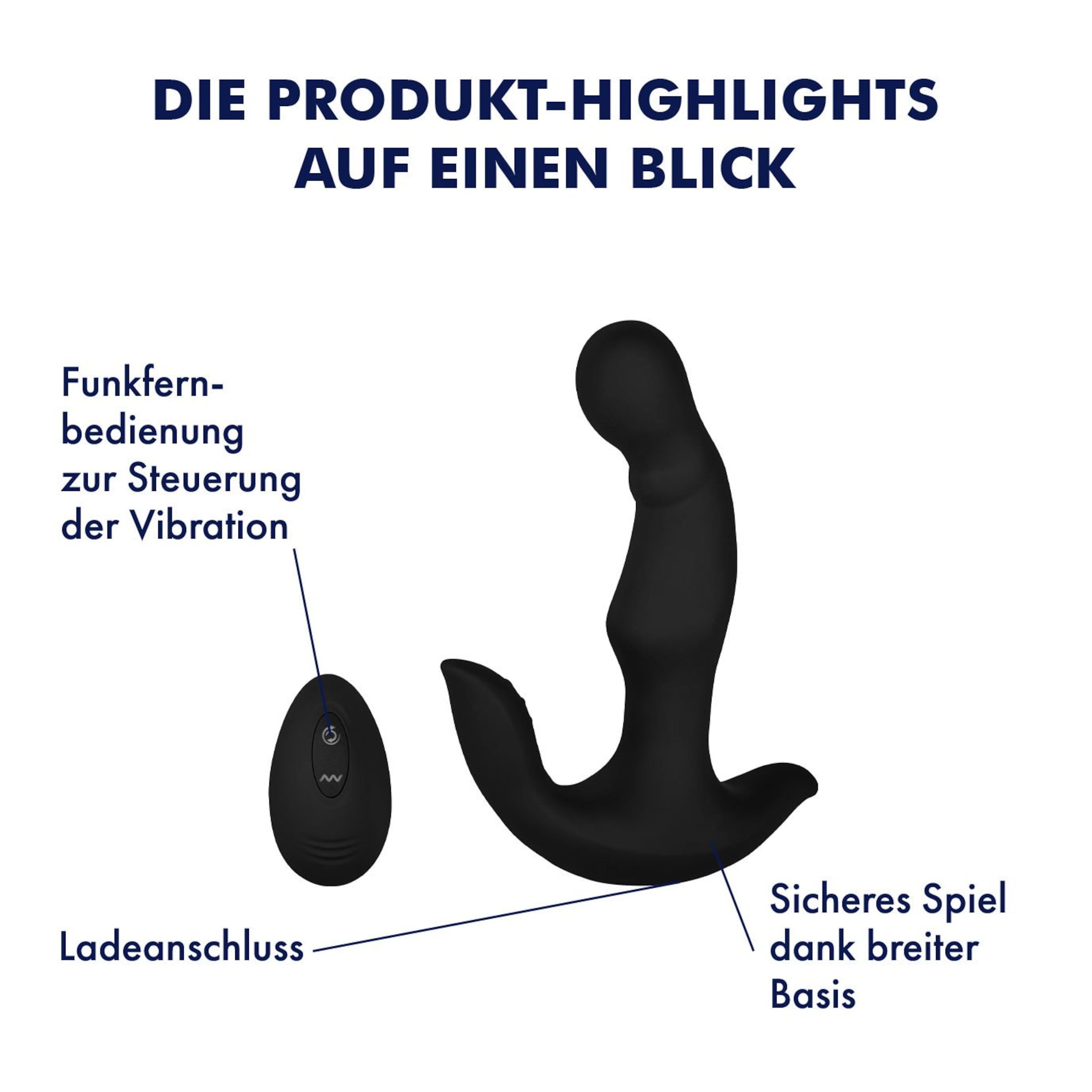 Rotierender Analvibrator, 19 cm