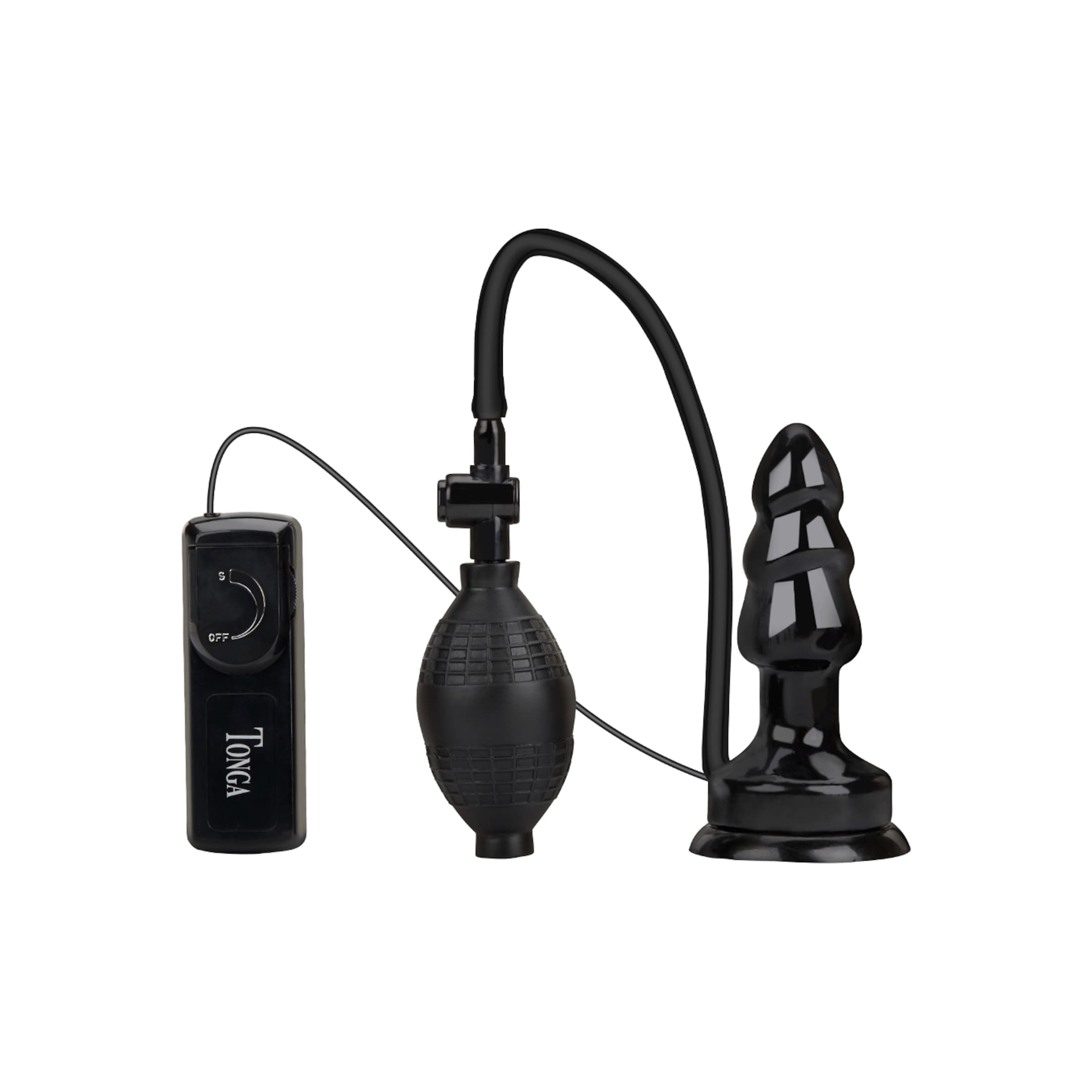 The Knight Inflatable Vibrating Plug, 13 cm