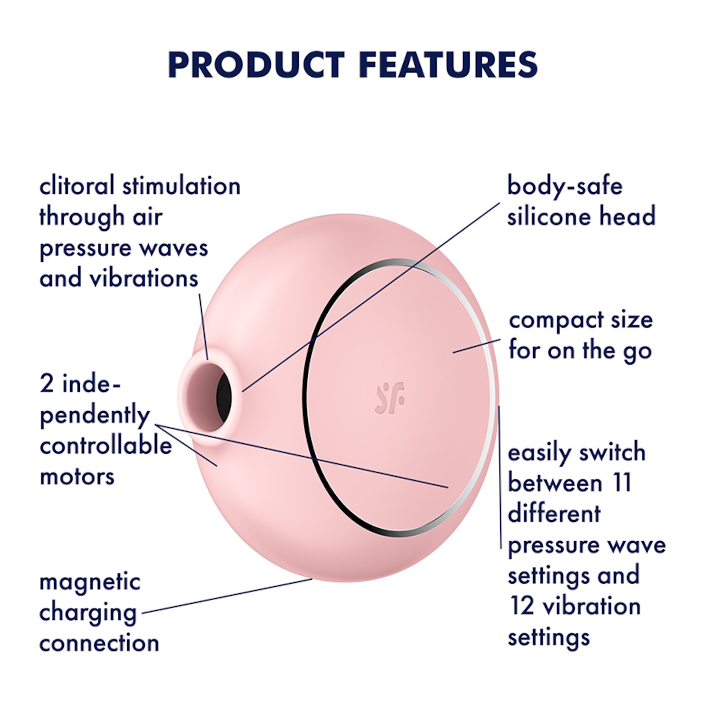 Satisfyer Pro To Go 3, 8,5 cm