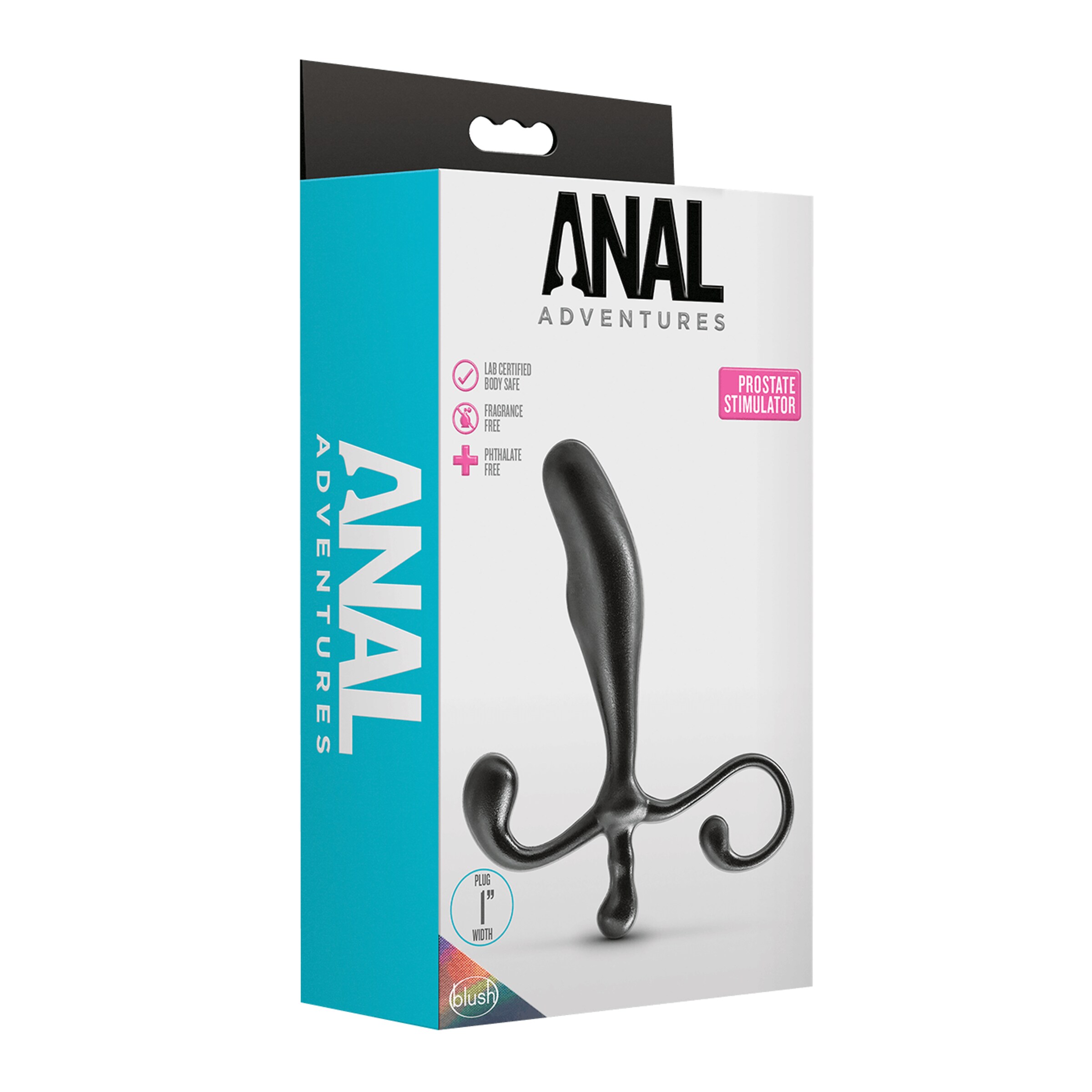 Anale plug ANAL ADVENTURES PROSTATE STIMULATOR zwart