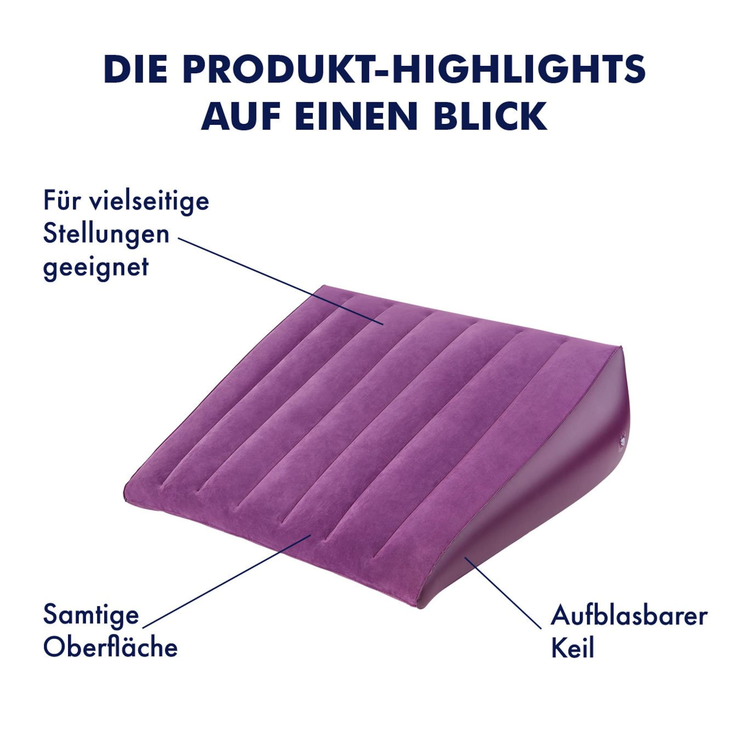 Aufblasbarer Sex-Keil, 60 cm