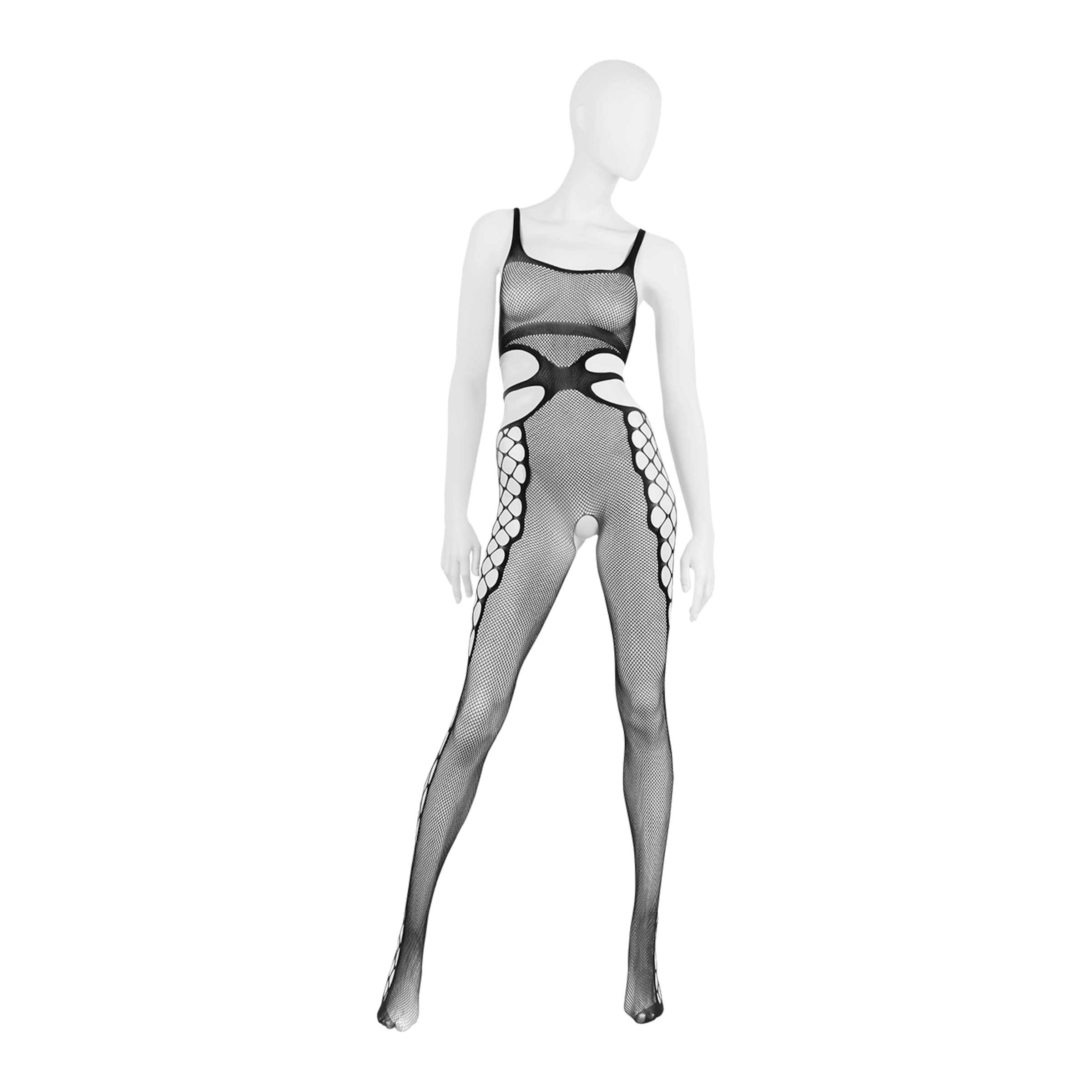 Hit The Line - Crotchless Bodystocking