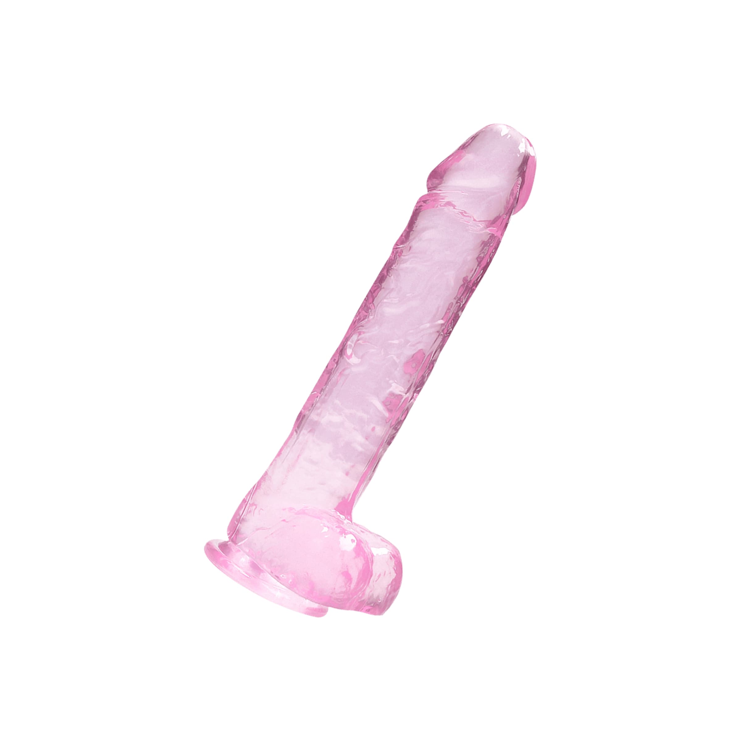 Crystal Clear – Dildo with Balls, 25 cm