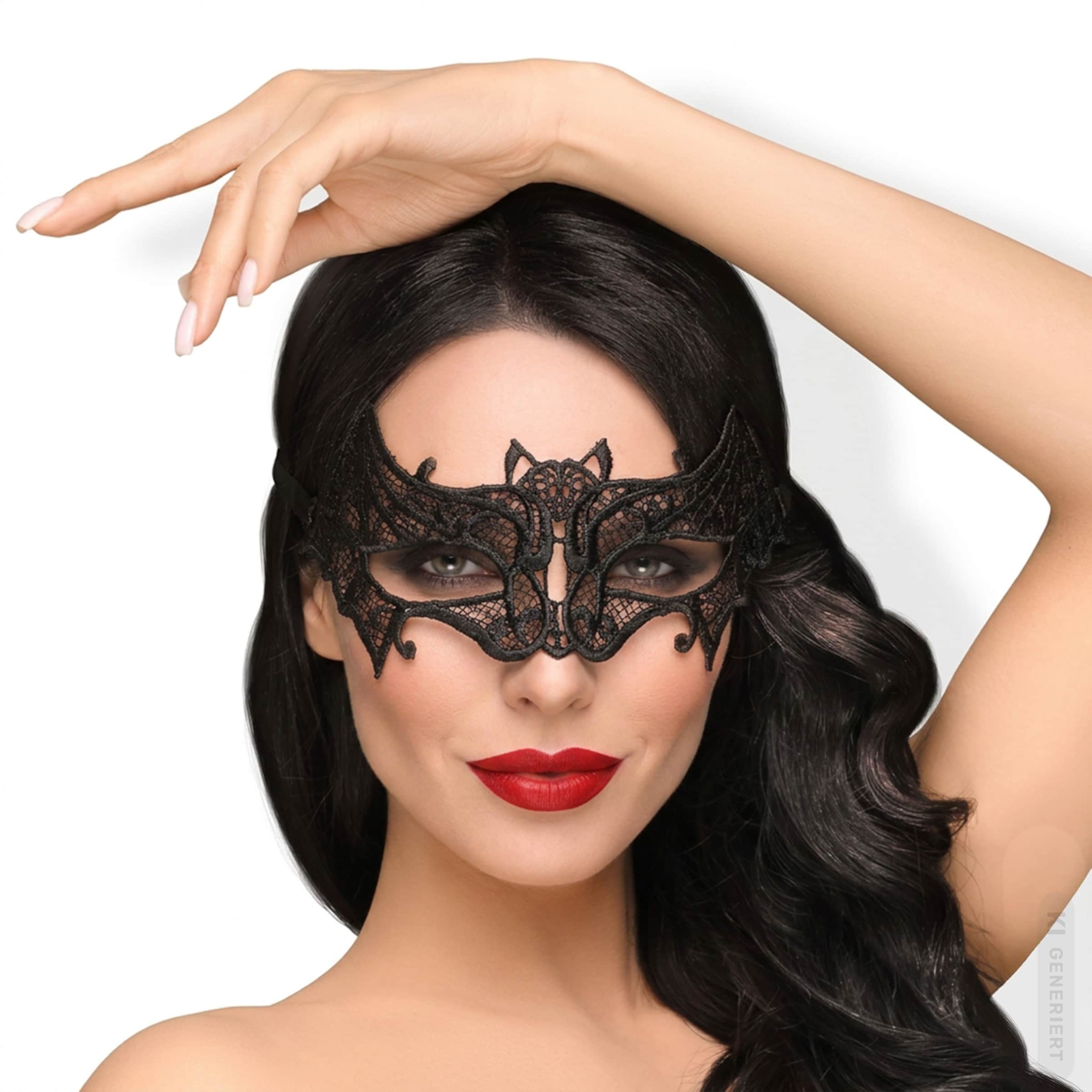 Elegante Maske im Fledermausdesign Elegante Maske im Fledermausdesign