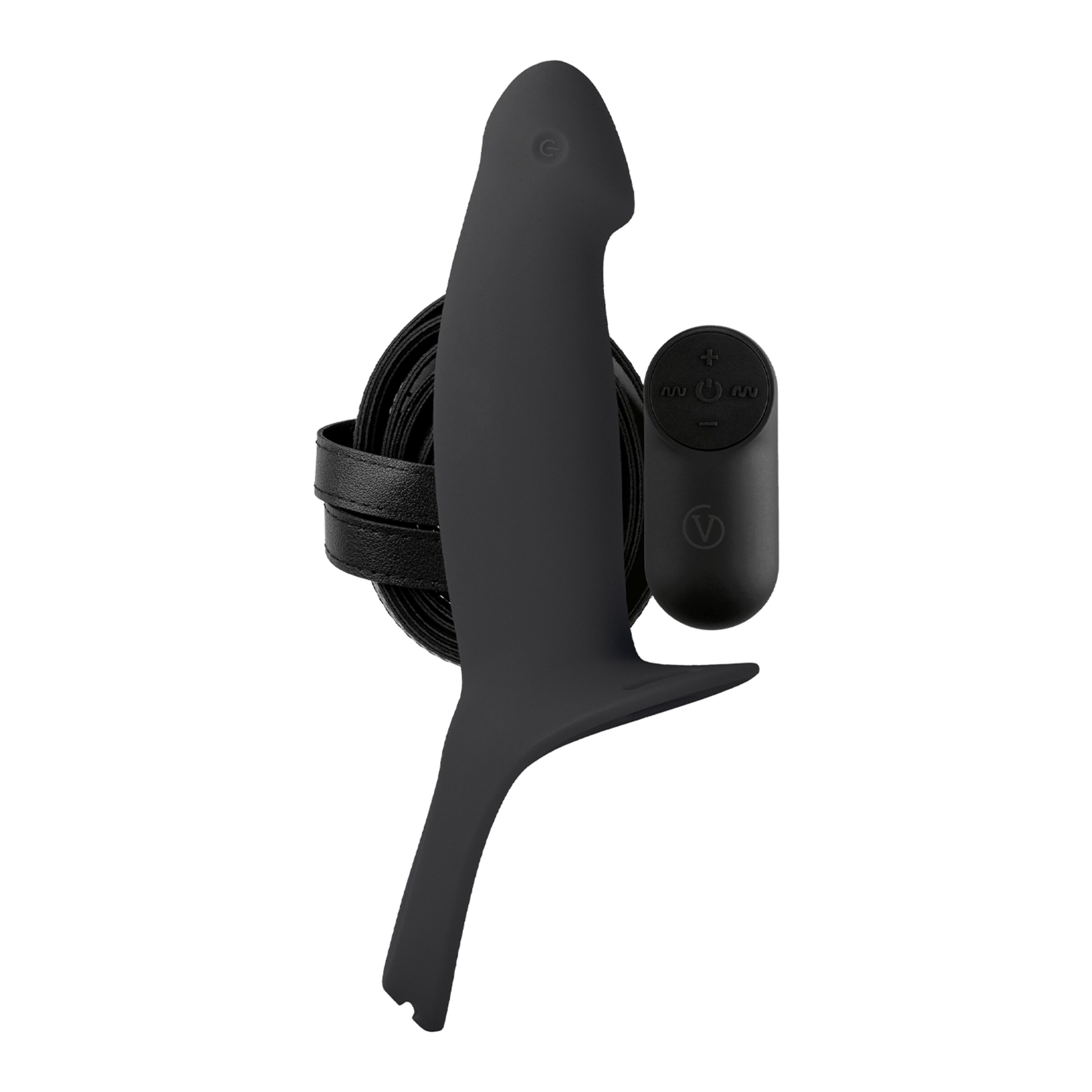 H4 Vibrating Hollow Strap - Size L, 28 cm