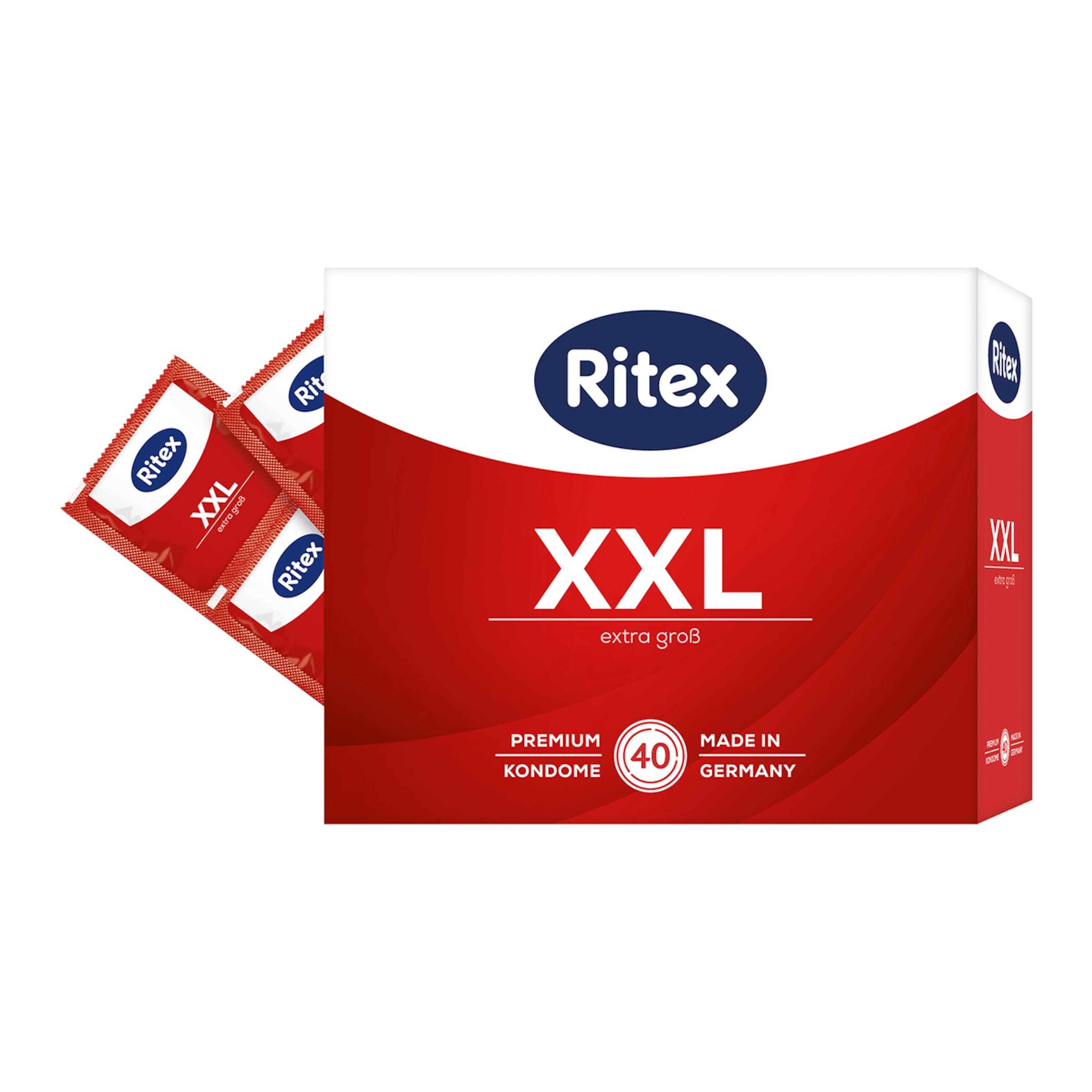 XXL - Extra Groß, 40 Stück, 55 mm