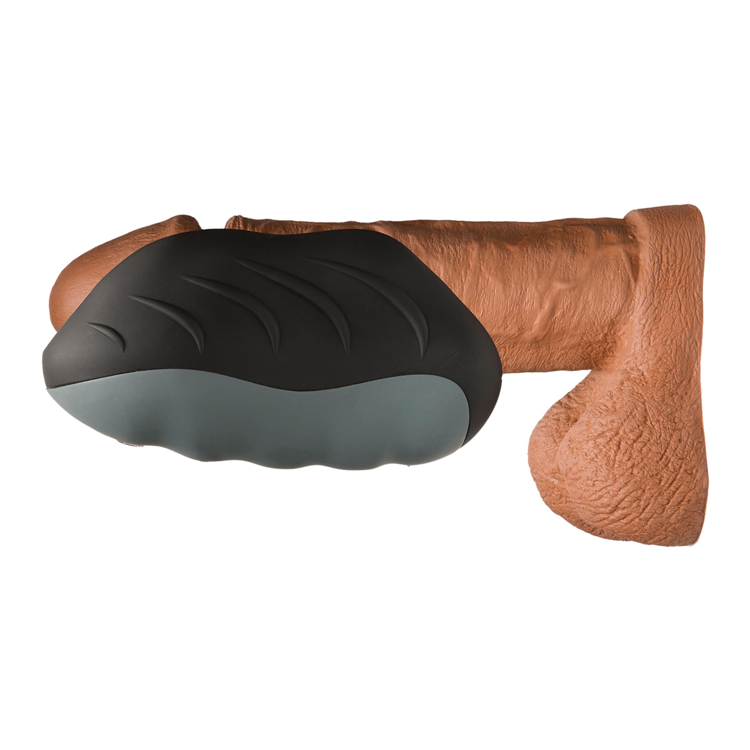 OptiMale - SecondSkyn Silicone Warming Stroker, 14 cm