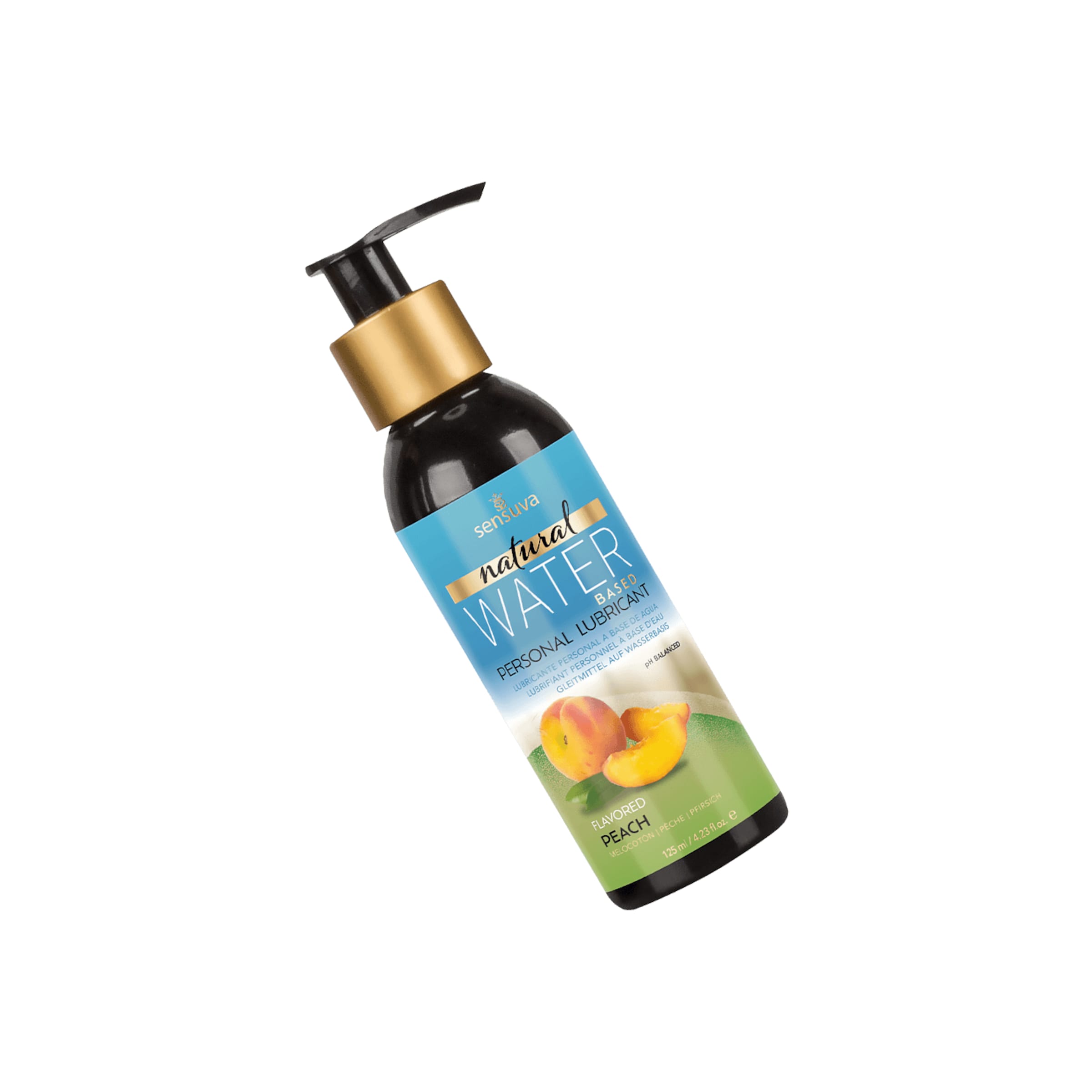 Lubes - Natural Water-Based Lubricant Peach, 125 ml