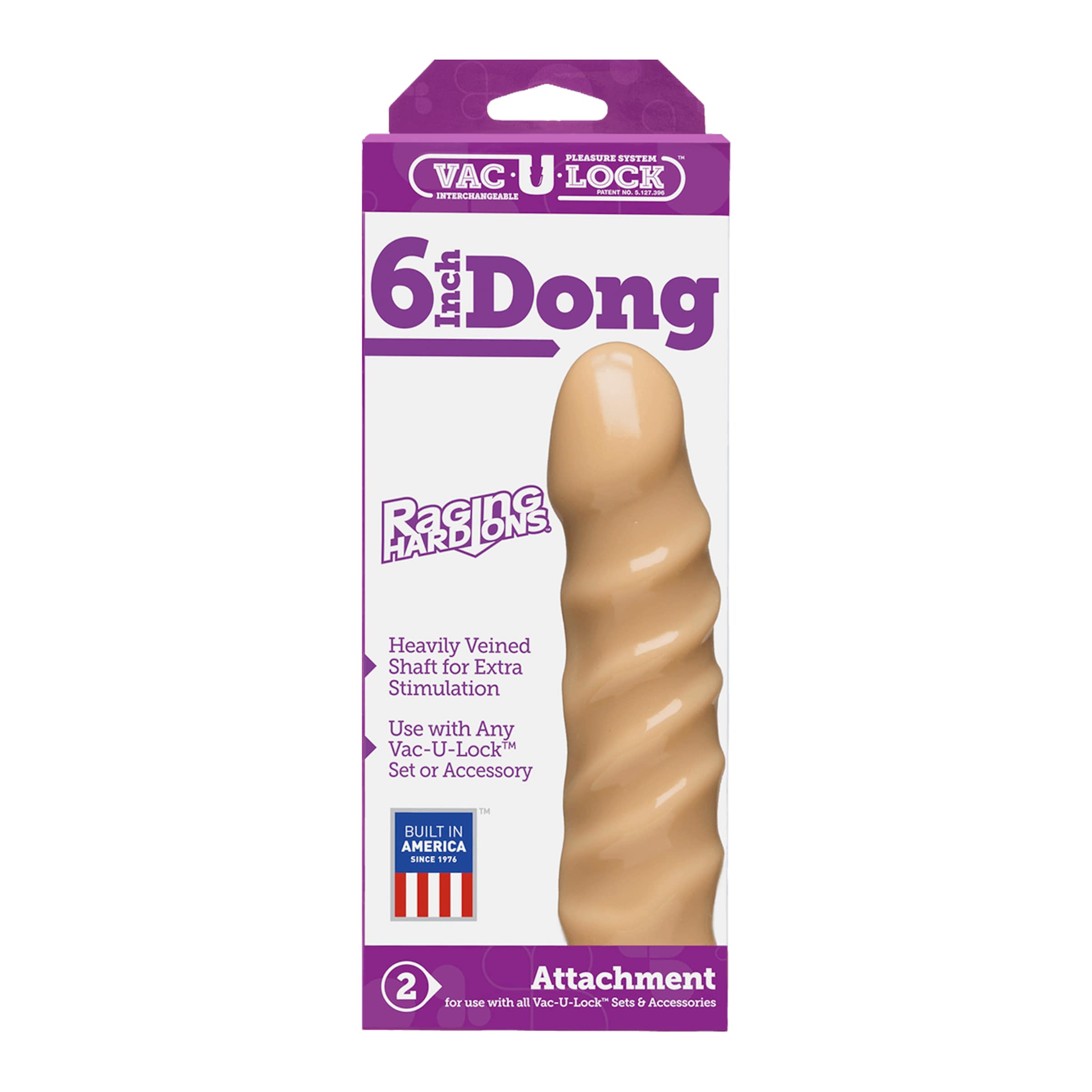 Vac-U-Lock - 6 Inch Raging Hard-Ons Dong, 15,2 cm