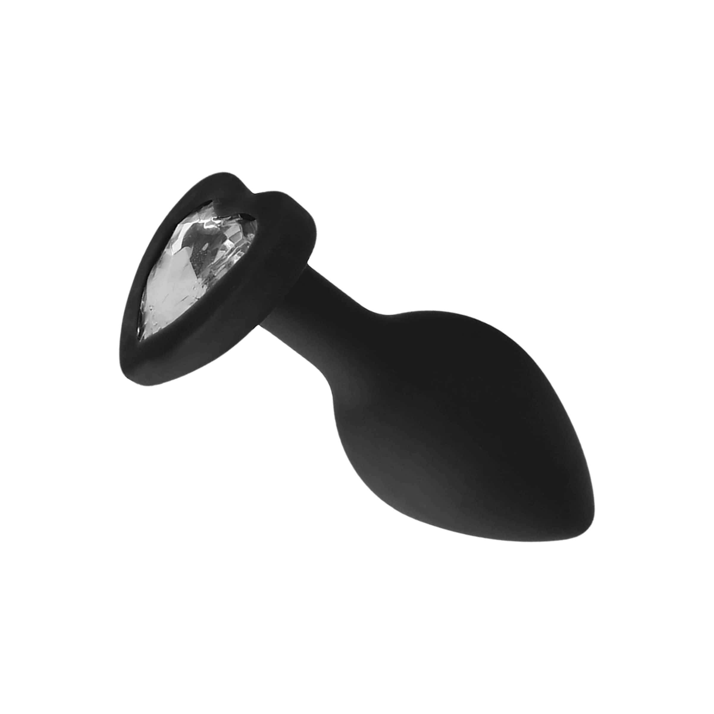 Regular Diamond Heart Butt Plug, 7,3 cm
