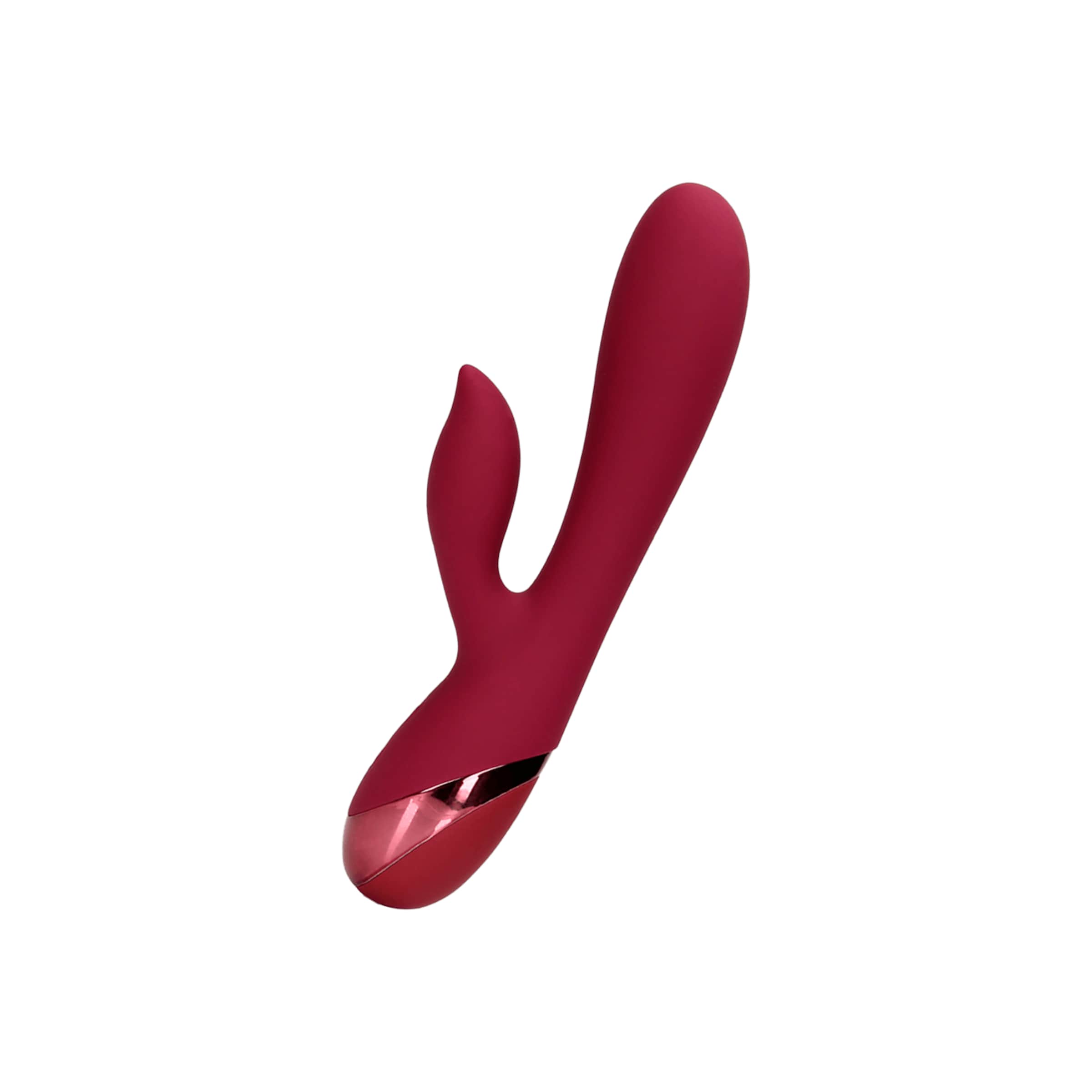 Smooth Silicone Rabbit Vibrator, 20 cm