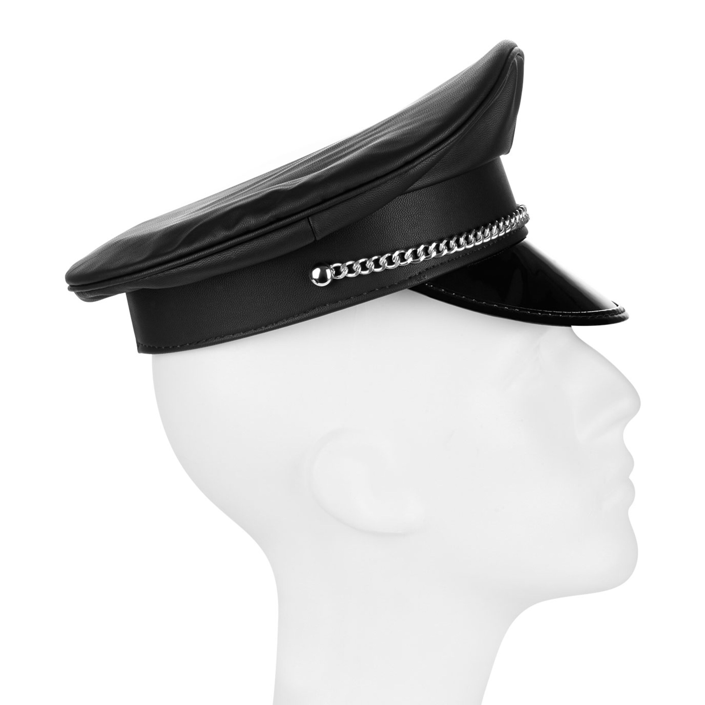 Polizei-Mütze in Leder-Optik ️ online bestellen