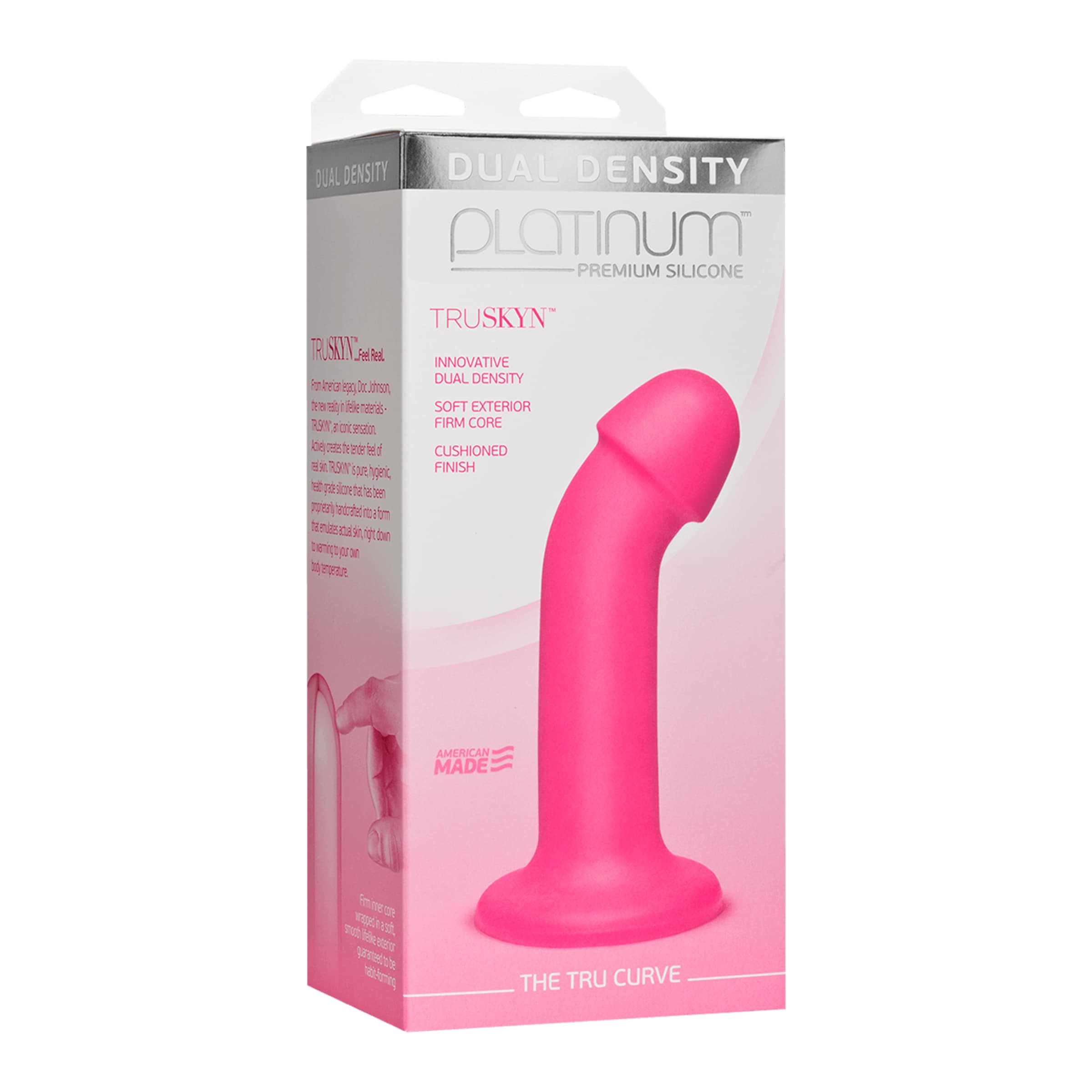 Platinum Premium Silicone - The Tru Curve, 16,5 cm