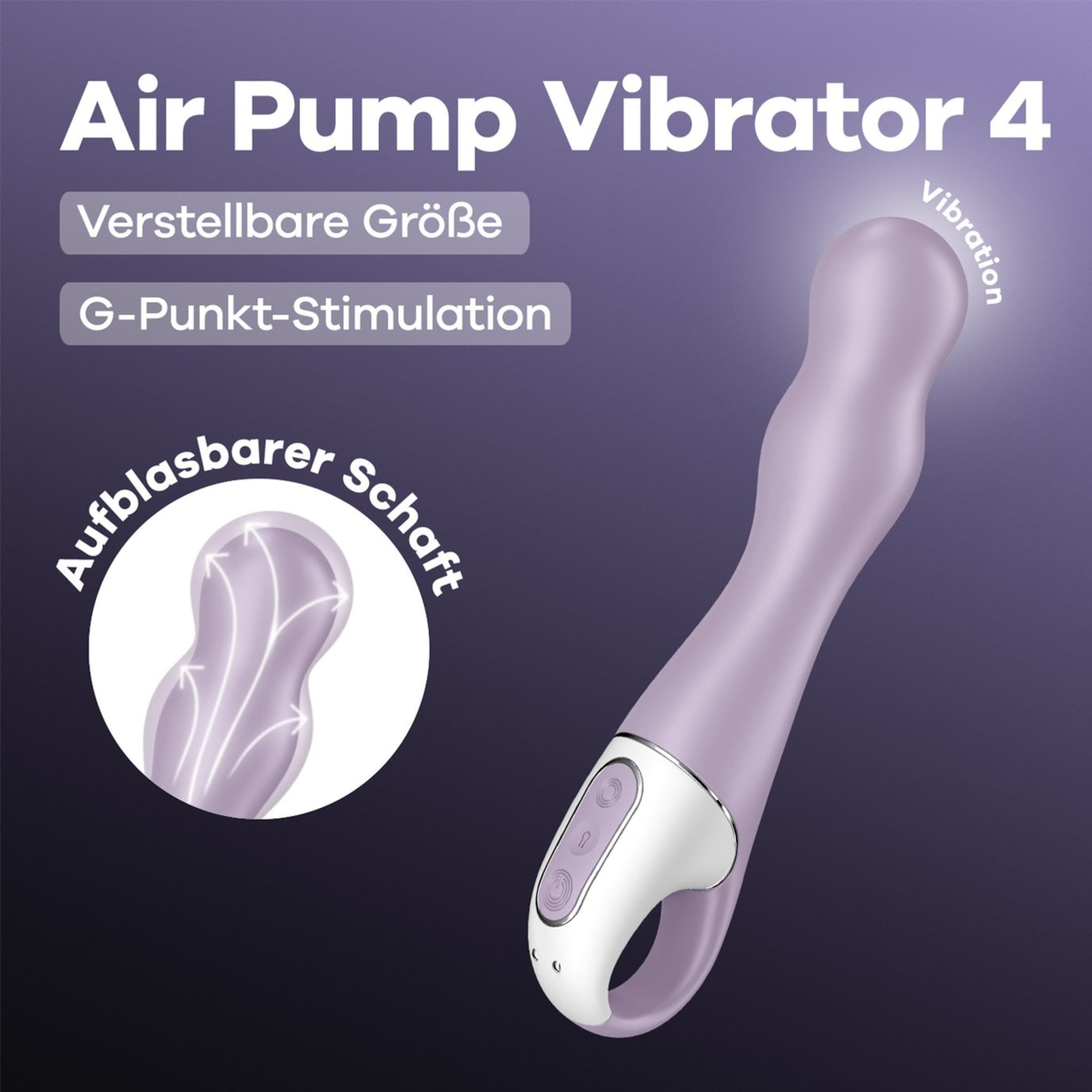 Satisfyer Air Pump Vibrator 4, 20,5 cm